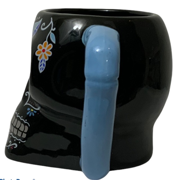 Sugar Skull Jumbo Day of the Dead Ceramic Mug - Picture 2 of 6